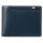 バーガンディ：イタリア製ヌメ革タンポナートレザーシリーズ（テラローザ）BOX型小銭入れ 21ポケット 二つ折り財布