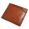 Milagro イタリア製ヌメ革タンポナートレザーシリーズ 二つ折り財布（小銭入れあり）